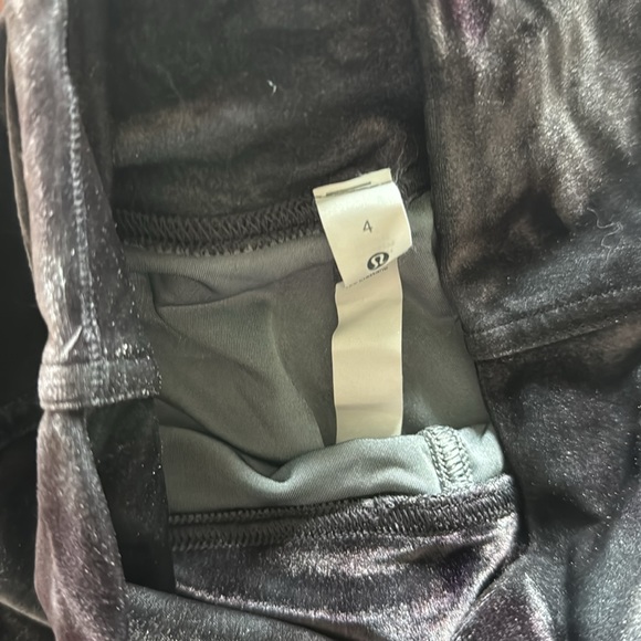 lululemon velvet / velour align leggings 25” size 4 - Picture 3 of 4